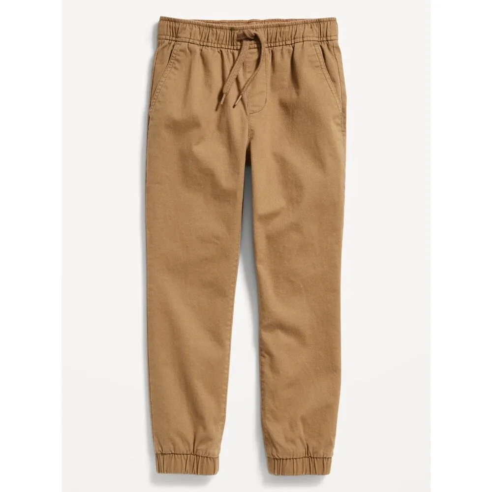 Old Navy Youth Boys Size XL 14/16 Built-In Flex‎ Twill Jogger Pants in Tan $30